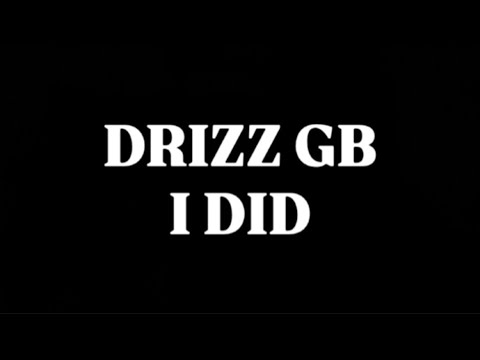 Drizz GB - I DID (RP REPLY 2) [WARDUB] prodby: @Scott3beats