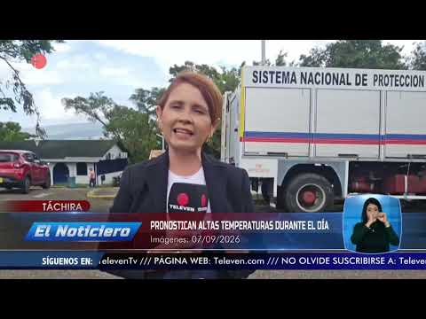 Fuertes ráfagas de viento afectaron el estado Táchira – El Noticiero emisión meridiana 07/09/26