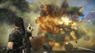 Just Cause 2 in Slow Motion 8 : "Exploding Machines"
