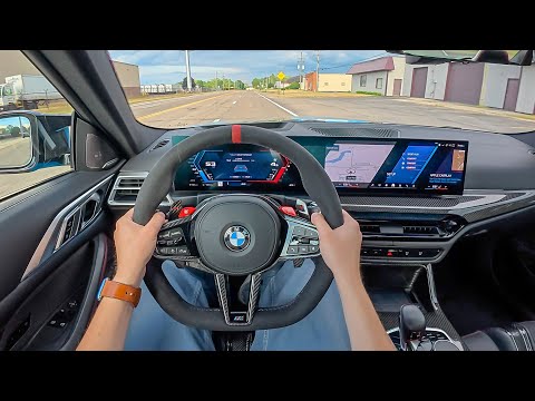 2025 BMW M4 CS - POV Test Drive (Binaural Audio)