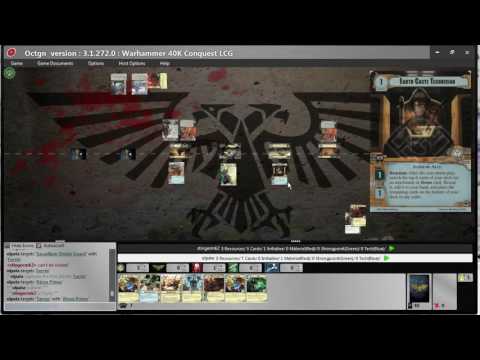 2016 10 07 1929 30 champ 7 octgn warhammer conquest Eldar vs AstraMilitarium