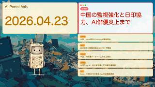 【世界AIニュース】中国の監視強化と日印協力、AI俳優炎上まで【Bleep】