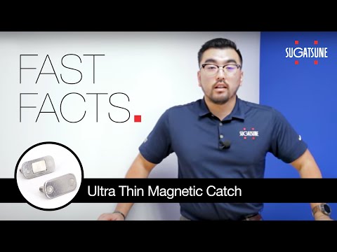 Fast Facts: Ultra Thin Magnetic Catch with Back Mount, MC-159-ST