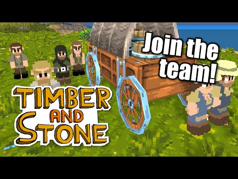 Timber and Stone - ep 1 - JOIN THE TEAM!  - Let's Play Timber & Stone 1.7