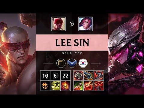 Lee Sin Top vs Fiora - KR Diamond Patch 25.04