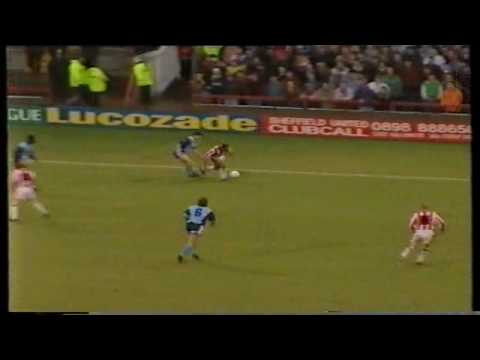 Sheffield Utd v Hartlepool Utd. FA Cup  92-93