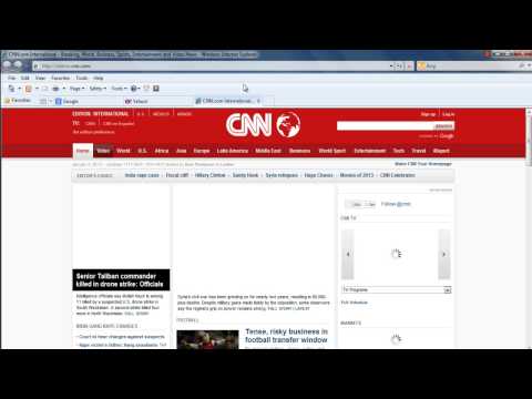 How to set a Homepage on Internet Explorer