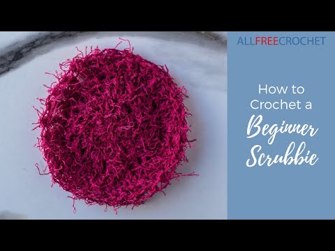 How to Crochet a Beginner Scrubbie