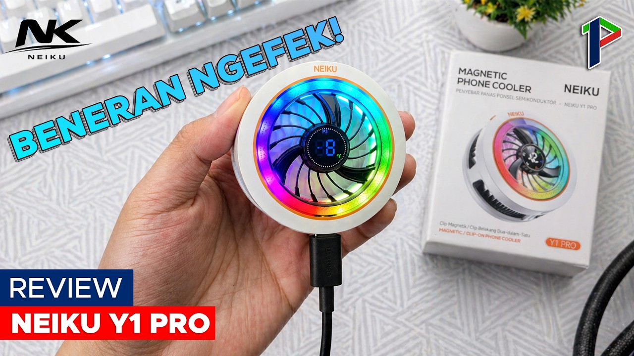 Cooling Fan Murah Ini Bikin HP Nggak Ngedrop? - Neiku Y1 Pro | Review Indonesia