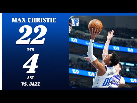 Max Christie (22 PTS 4 AST) vs. Utah Jazz | January 17, 2026
