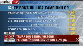 UPZ: Pachet de 6 ponturi pentru meciurile zilei in Liga Campionilor!