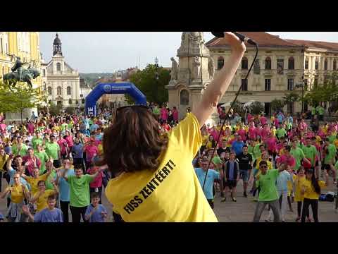 Fuss Zentéért Flashmob - PTE jótékonysági futás 2019