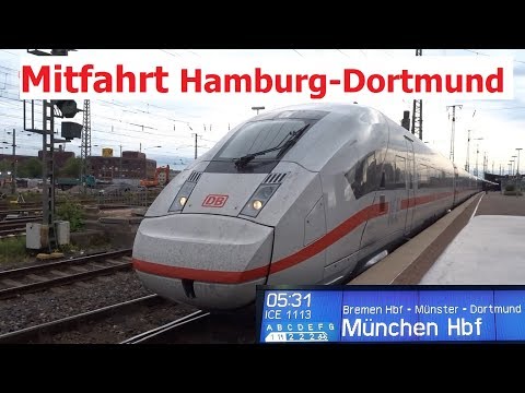 Mitfahrt Hamburg-NRW-München-ICE 4: Hamburg - Dortmund(Durch Bremen,Osnabrück,Münster(W))
