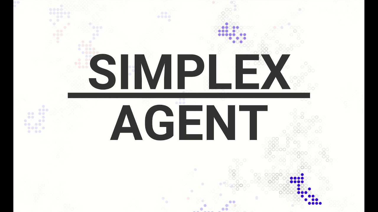 SIMPLEX AGENT random walk by p5.js