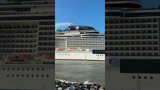 MSC Grandiosa sail away! #shorts #mscgrandiosa #msc #msccruises #cruiseship #portcanaveral