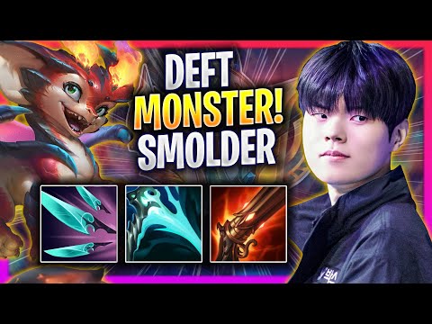 DEFT IS A MONSTER WITH SMOLDER! - KT Deft Plays Smolder ADC vs Senna! | Season 2024