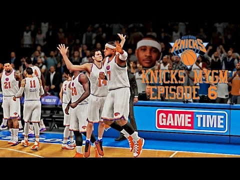 NBA 2K15 PS4 Knicks MyGM - BUZZER BEATER FINISH!! (EP.6)