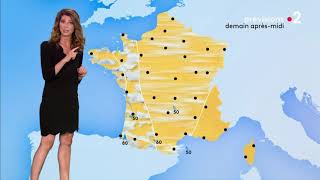 France 2 Weather/Météo - New look forecast - 27.8.2018