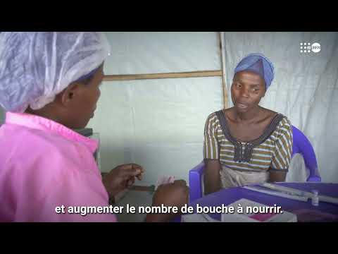 Une déplacée du site de Bulengo adhère à la planification familiale
