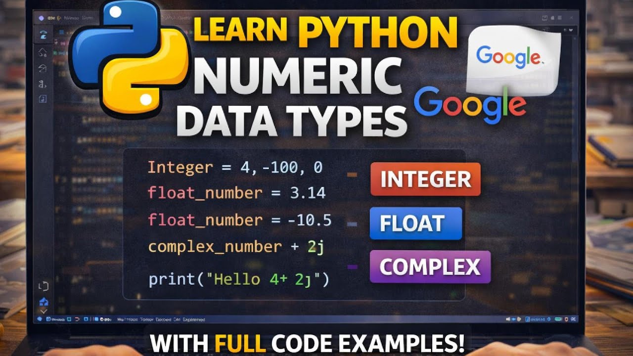 Numeric DataType in Python (Beginner Guide) #Part-1 | Integer, Float, and Complex DataType