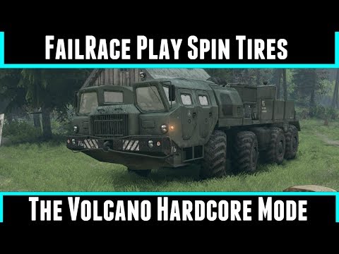 FailRace Play Spin Tires The Volcano Hardcore Mode
