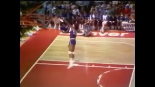 Artis Gilmore Completes the First Throw-In Dunk in ABA/NBA Dunk Competition History