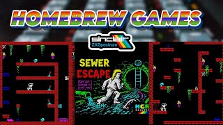 Sewer Escape - New Zx Spectrum Game 2026