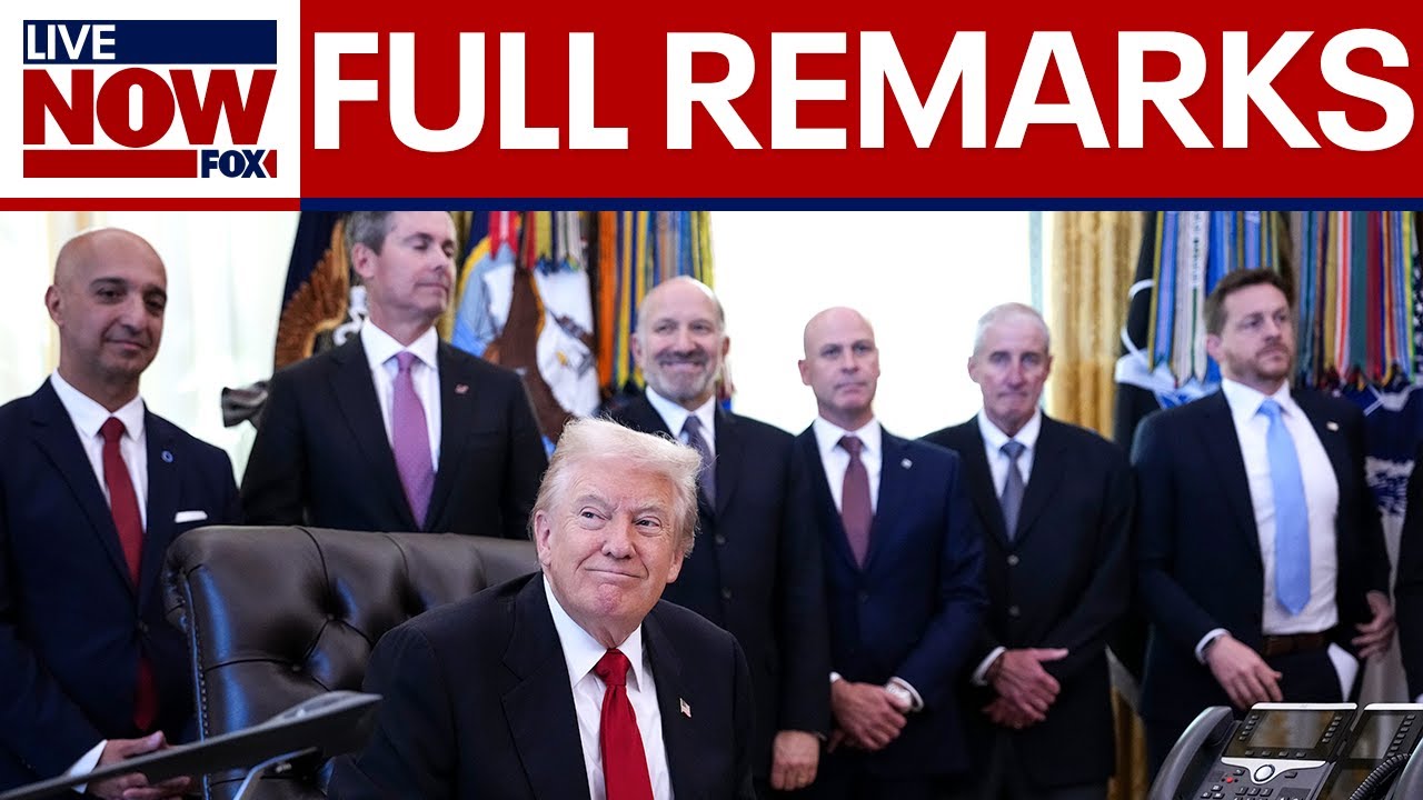 FULL REMARKS: President Trump speaks to reporters