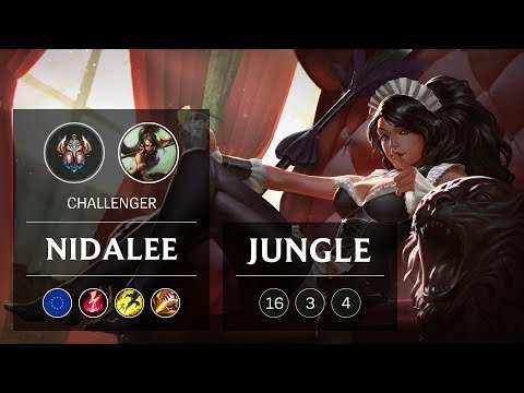 Nidalee Jungle vs Lee Sin - EUW Challenger Patch 9.1