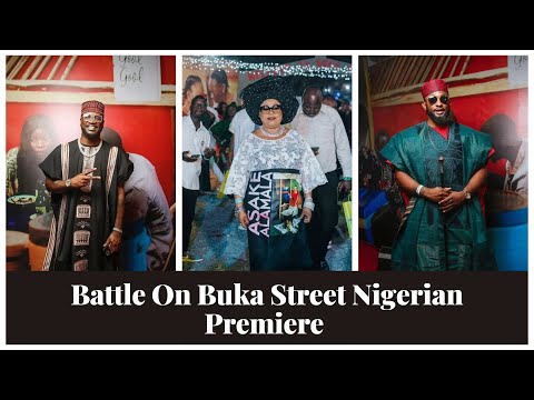 Battle On Buka Street Premiere In Lagos Nigeria A Funke Akindele and Filmone Production
