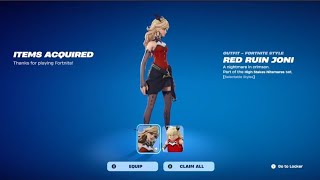 Fortnitemares Red Ruin Joni Gameplay 