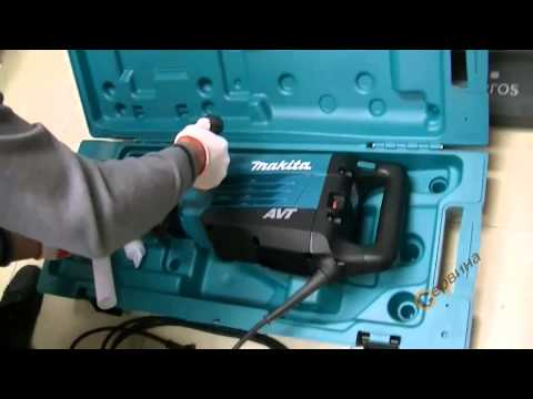 Atskėlimo plaktukas Makita HM1317C; 26,5 J; 30 mm šešiabriaunis video