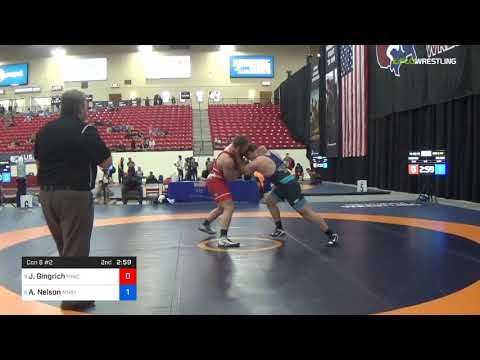 2018 Marine Corps US Open/Senior Men's Freestyle 125 Con 8 #2 - Jonathan Gingrich (NYAC) Vs. Antho