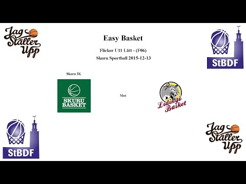 Skuru Basket (F06) mot Lidingö Basket - EB - 2015-12-13