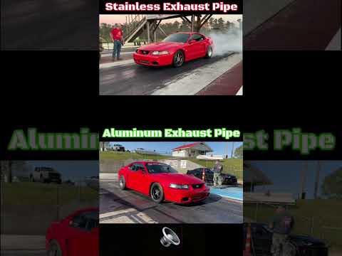 Stainless Exhaust vs Aluminum Exhaust.