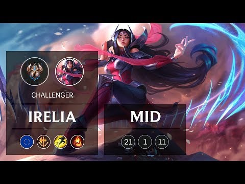 Irelia Mid vs Galio - EUW Challenger Patch 9.1