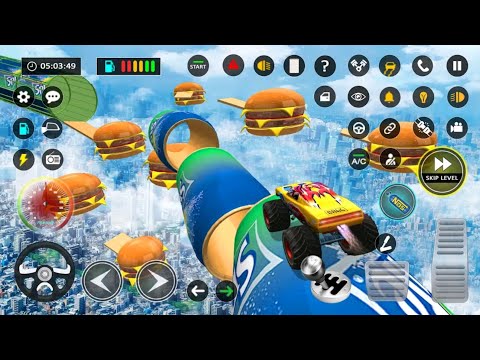 Truck Stunts Simulator 3D Turbo Trails: Truck Stunt Racing Game Showdown - Android Gameplay