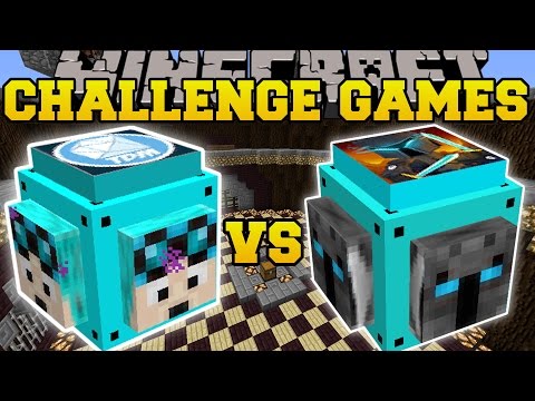 Minecraft: DANTDM VS POPULARMMOS CHALLENGE GAMES - Lucky Block Mod - Modded Mini-Game
