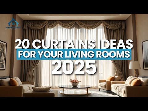 20 Curtain Ideas to Transform Your Living Room | Latest 2025 Trends! | living room curtains
