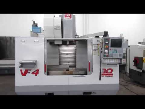 Haas VF-4 CNC Vertical Machining Center, Wired for 4th Axis