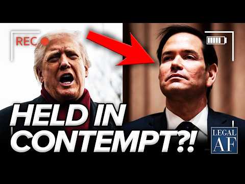 Trump Admin HIT with CONTEMPT of COURT
