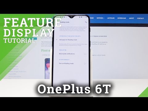 How to Enable Reading Mode in OnePlus 6T - Display Feature