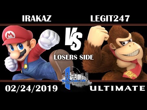 Dairantou #10 Singles: LR6 - Irakaz (Mario, Wario) vs Legit247 (Donkey Kong, Roy)