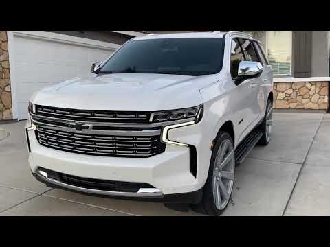 Clean 2021 Chevy Tahoe on 26s