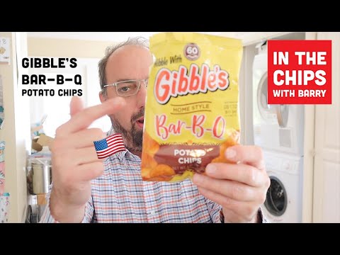 🇺🇸 Gibble’s Bar-B-Que potato chips on In The Chips with Barry