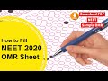 Tips To Fill NEET 2020 OMR Sheet Fast Download NEET OMR Sample Pdf