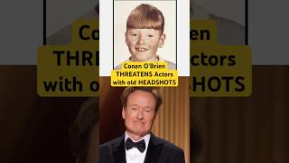 Conan O'Brien Threatens Actors With Their Old Headshots At The 97th #Oscars #shorts @TeamCoco