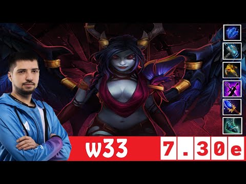 [DOTA 2] w33 the QUEEN OF PAIN [OFFLANE] [7.30e]