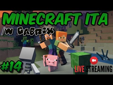 MINECRAFT ITA ep 14: FARM DI BLAZE E STANZA DEGLI INCANTESIMI/W Gabrix !!!! [ITA][LIVE]