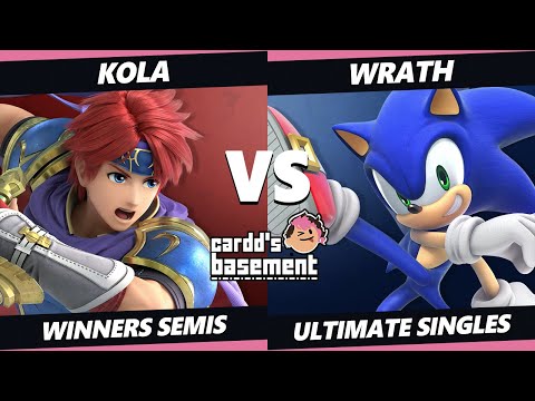 Cardd's Basement Winners Semis - Kola (Roy) Vs. Wrath (Sonic) SSBU Ultimate Tournament
